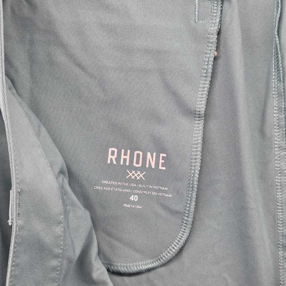 Rhone Commuter Shorts Mens 40 Slate Blue Green Technical Stretch Performance - Picture 7 of 8